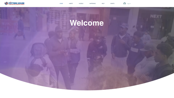 Screenshot of the Potters House Christian Fellowship UK Sutton Church website