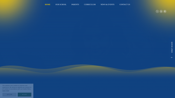 Screenshot of the St Aloysius School PTA website