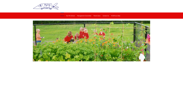 Screenshot of the Peasmarsh Flying Start Pre-School And Peasmarsh Parent And Toddler Group website