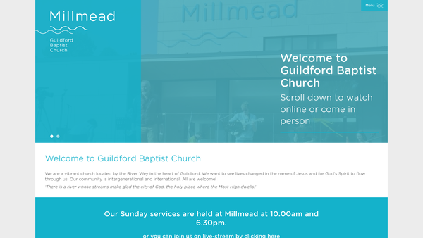 Screenshot of the Millmead Financial Lifeboat Trust website
