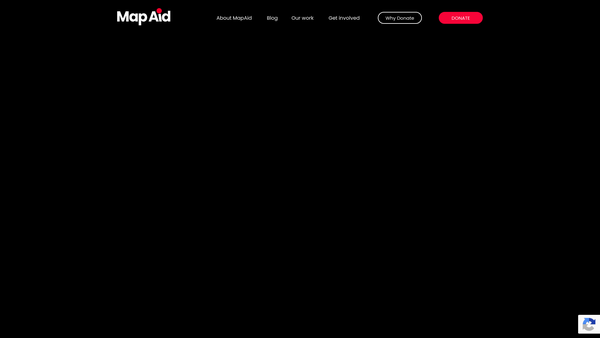 Screenshot of the Global Mapaid website