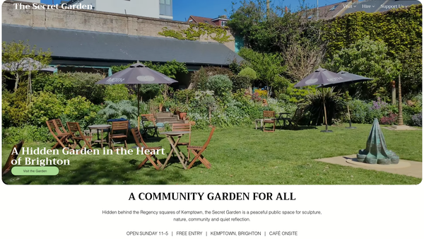 Screenshot of the The Antony Dale Trust website
