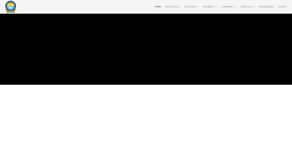 Screenshot of the Grace Of God For All Nations website