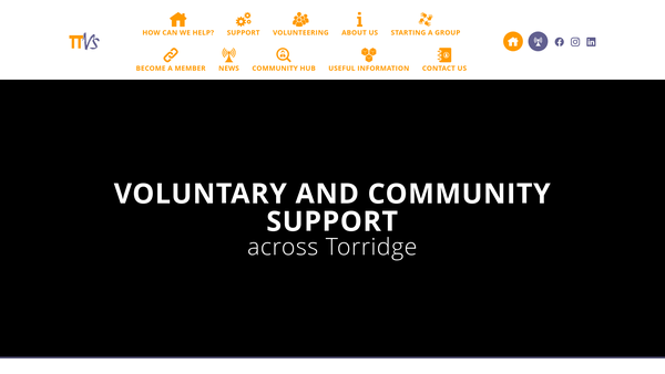 Screenshot of the Ttvs website