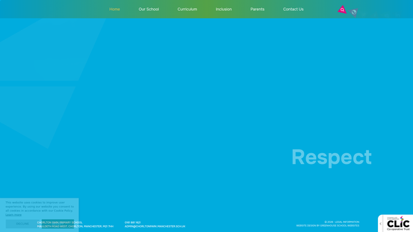 Screenshot of the Chorlton Park School Parents Teachers Association website