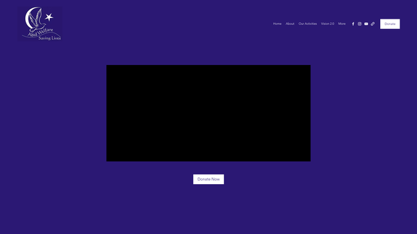 Screenshot of the Abid Welfare Ltd website