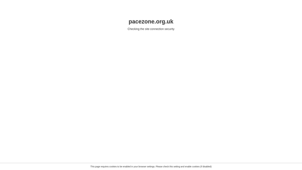 Screenshot of the Pace Charitable Trust website