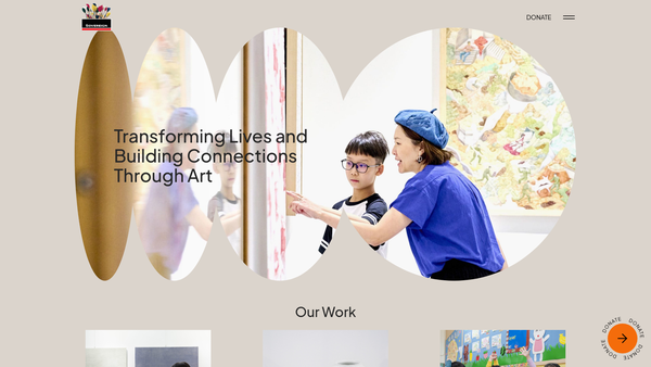 Screenshot of the The Sovereign Art Foundation Limited website