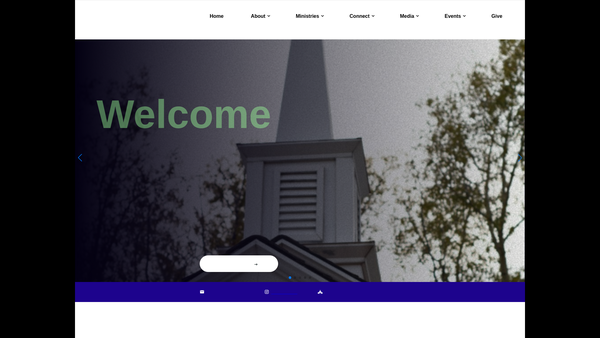Screenshot of the The Redeemed Christian Church Of God, Jesus Christ Assembly, Bath website