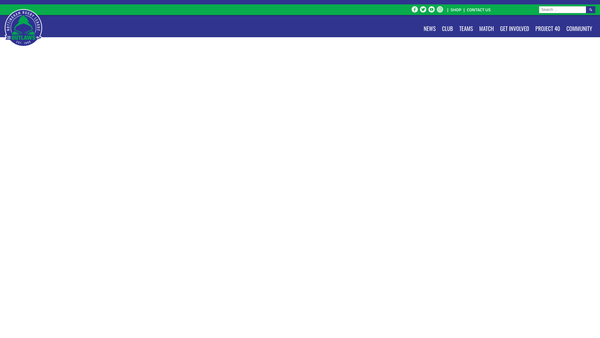Screenshot of the Nottingham Outlaws Amateur Rugby League Football Club website