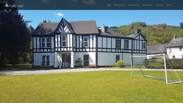 Screenshot of the Dolcorsllwyn Hall Association website