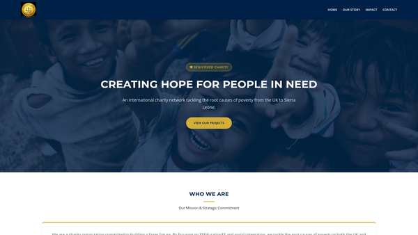 Screenshot of the Sweissy Union website