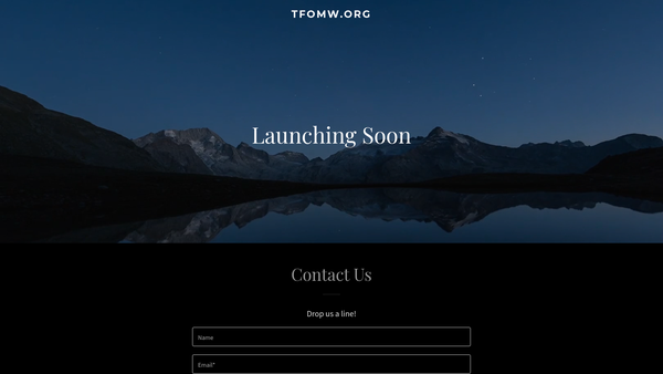 Screenshot of the Friends Of Maple Walk website