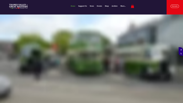 Screenshot of the The Thames Valley And Great Western Omnibus Trust website