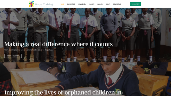 Screenshot of the Epaphras Trust website