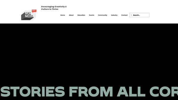 Screenshot of the Cornwall Film Festival website
