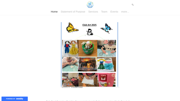 Screenshot of the Trinity Care And Support website