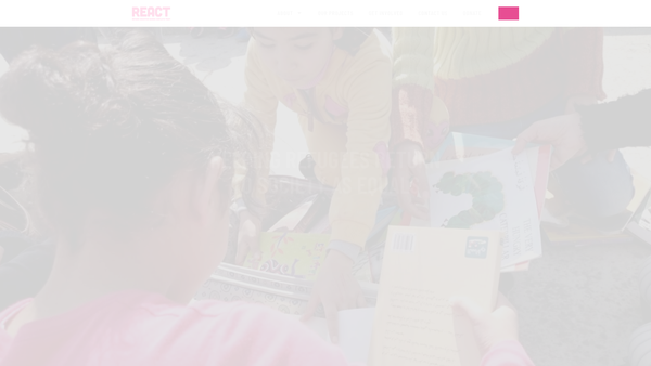 Screenshot of the Refugee Education Across Conflicts Trust website