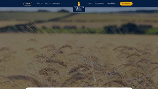Screenshot of the The Simpson Mccreath Trust website
