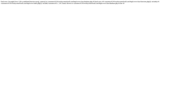 Screenshot of the Central (& Woods) Methodist Church website