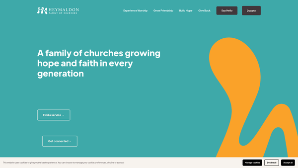 Screenshot of the The Parochial Church Council Of The Ecclesiastical Parish Of All Saints With St Peter Maldon website