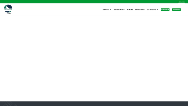Screenshot of the The Ascension Trust website