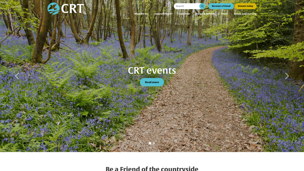Screenshot of the The Carmarthenshire Rivers Trust website