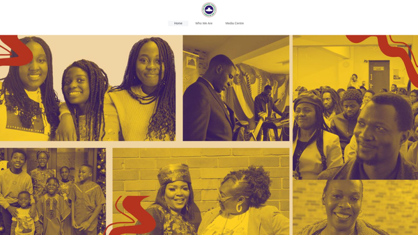 Screenshot of the Redeemed Christian Church Of God - His Presence website