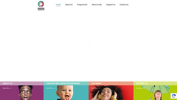 Screenshot of the Make Some Noise Ltd website