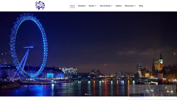 Screenshot of the Cornerstone Christian Leadership Centre website