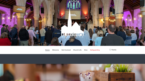 Screenshot of the The Parochial Church Council Of The Ecclesiastical Parish Of Saint Saviour Guildford website