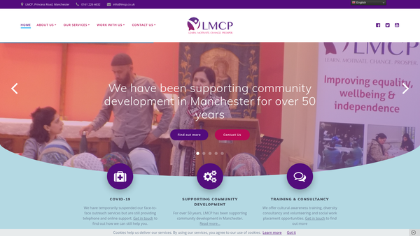 Screenshot of the Lmcp Care Link website