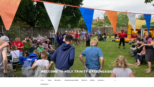 Screenshot of the The Parochial Church Council Of The Ecclesiastical Parish Of Trinity Barkingside website
