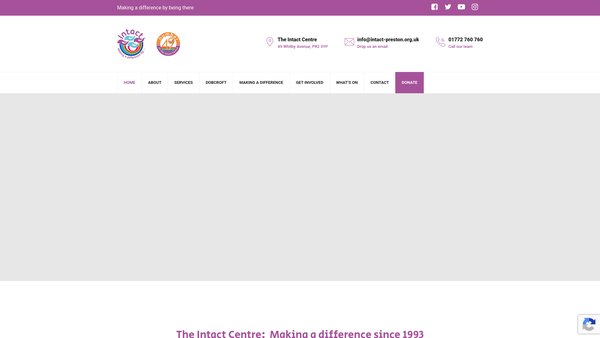 Screenshot of the Ingol And Tanterton Community Trust Limited website