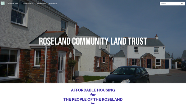 Screenshot of the Roseland Clt Ltd website
