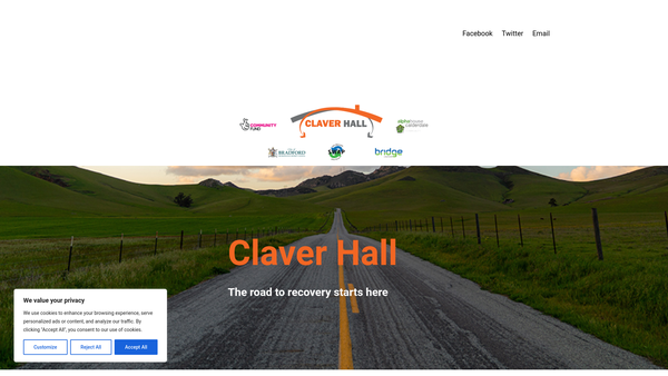 Screenshot of the St Anthonys Project For Homeless Addicts website
