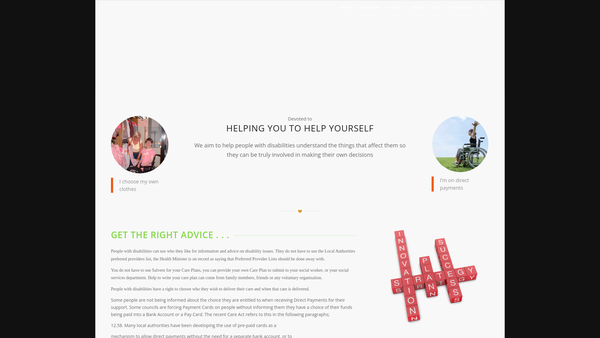 Screenshot of the West Lancs Peer Support website