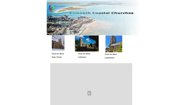 Screenshot of the The Parochial Church Council Of The Ecclesiastical Parish Of Littleham Cum Exmouth website