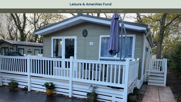Screenshot of the Hms Nelson Leisure And Amenities Fund website