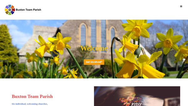 Screenshot of the The Parochial Church Council Of The Ecclesiastical Parish Of Buxton website
