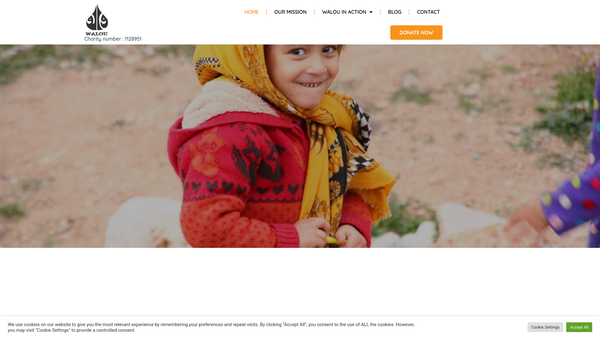 Screenshot of the The Charitable Association of Street-Connected Children website