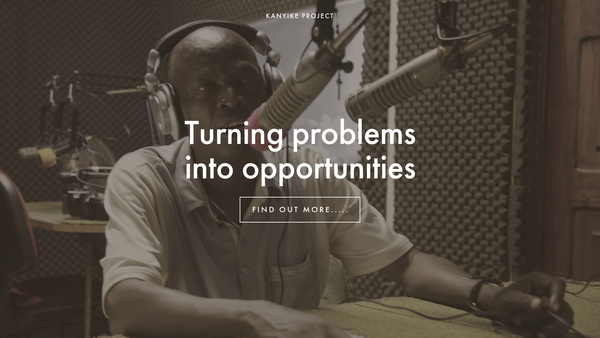 Screenshot of the The Kanyike Project website