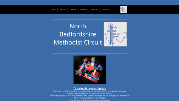 Screenshot of the The North Bedfordshire Methodist Circuit website