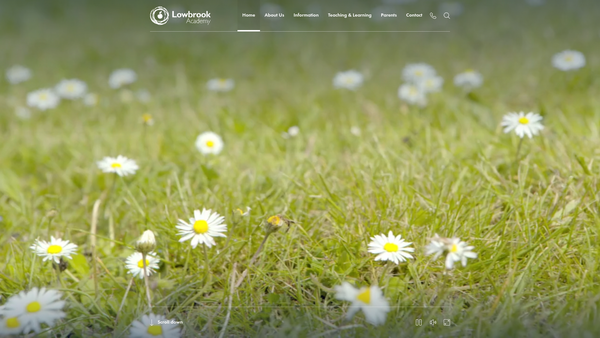 Screenshot of the Growing Together Trust website