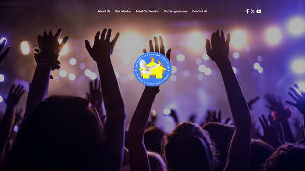 Screenshot of the House Of Favour Ministries International website