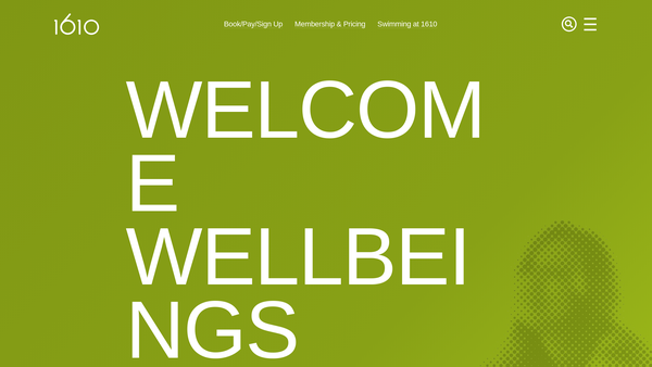 Screenshot of the 1610 Limited website