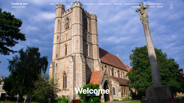 Screenshot of the The Parochial Church Council Of The Ecclesiastical Parish Of Cowley St John, Oxford website
