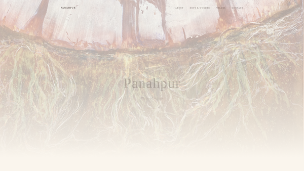 Screenshot of the Panahpur website