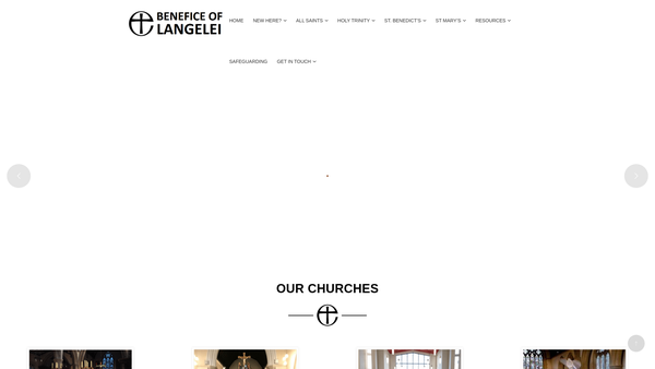 Screenshot of the The Parochial Church Council Of The Ecclesiastical Parish Of All Saints, Kings Langley website