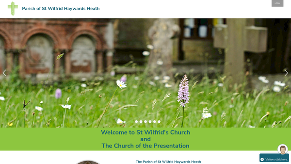 Screenshot of the The Parochial Church Council Of The Ecclesiastical Parish Of St Wilfrid, Haywards Heath website